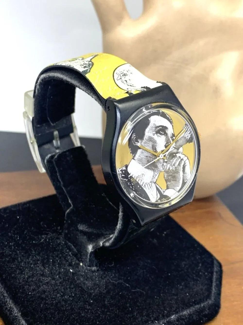 Swatch Unisex Watch GB148 Baiser D'Anton Swiss Quartz Vintage 1991 Rubber Strap